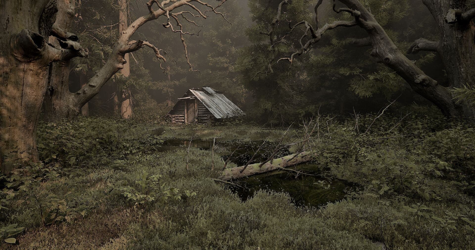 Environmental detail showcasing realistic lighting and textures